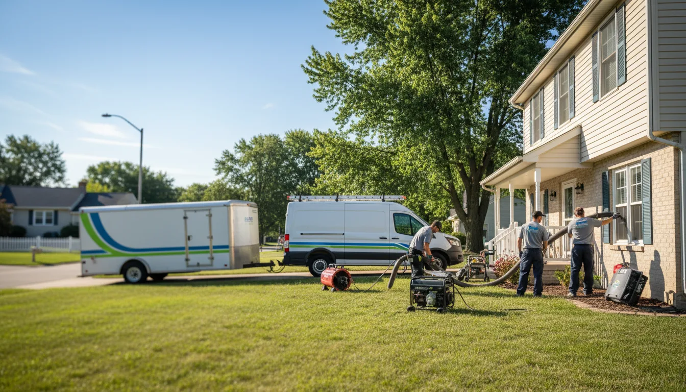 Flooded Basement Restoration And Cleanup With Repair in Willshire, OH near me